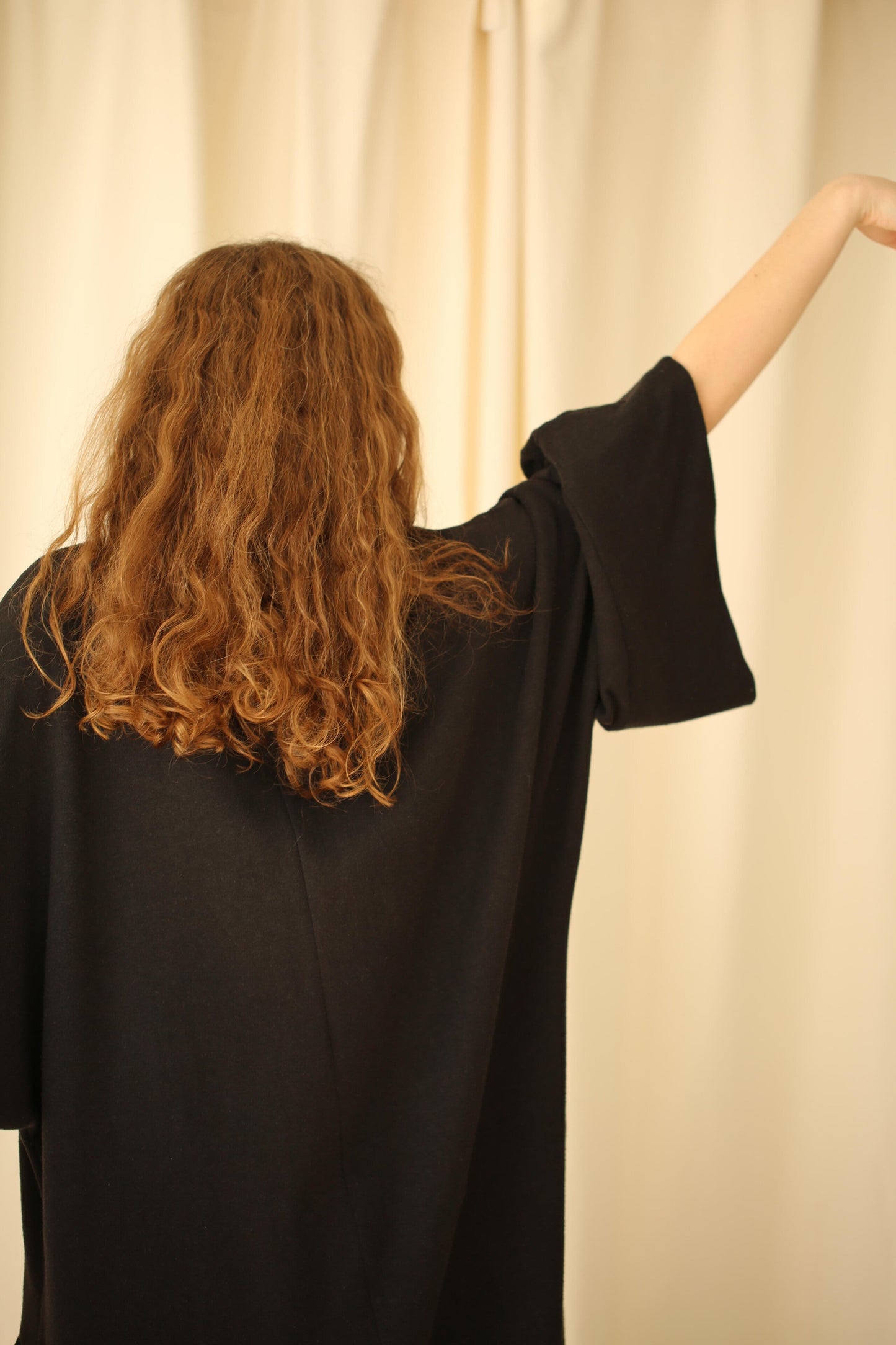 Boatneck Tunic Sweater in Texas Grown Organic Cotton Fleece