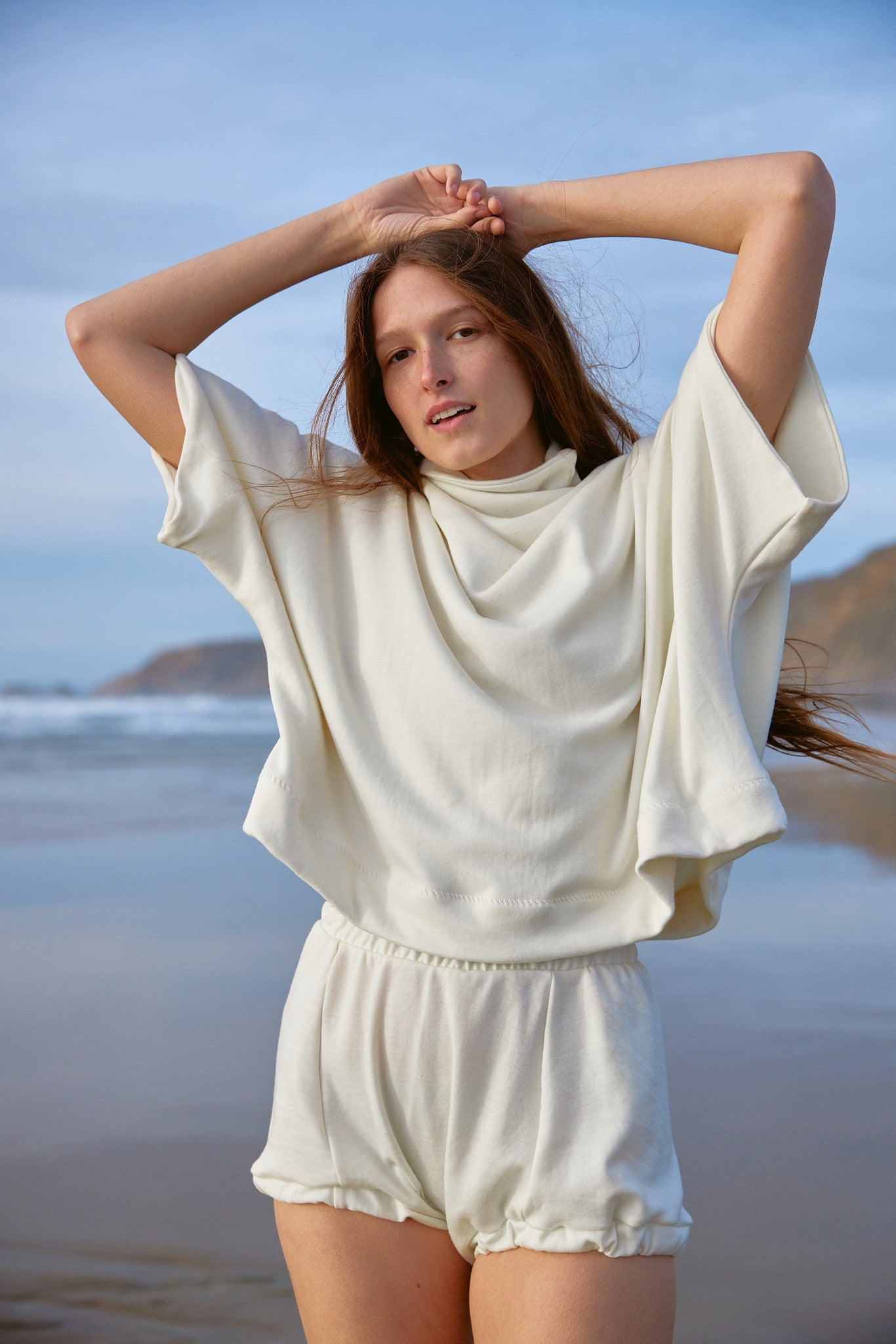 Funnelneck Pullover in Rocky Mountain Merino Wool