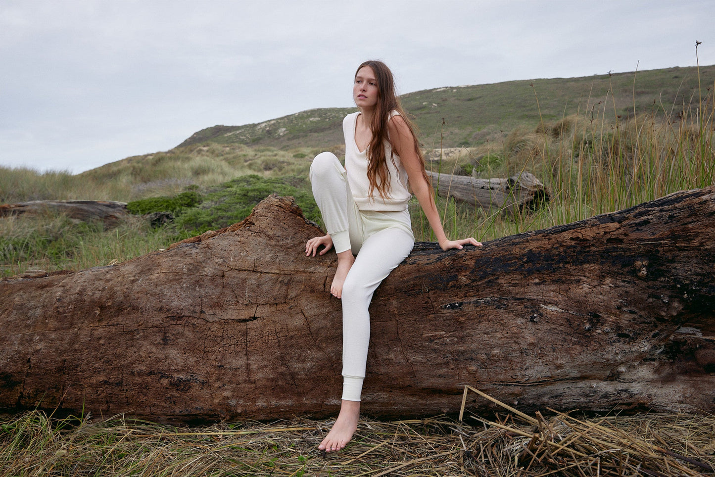Highwaist Jogger in Rocky Mountain Merino Wool