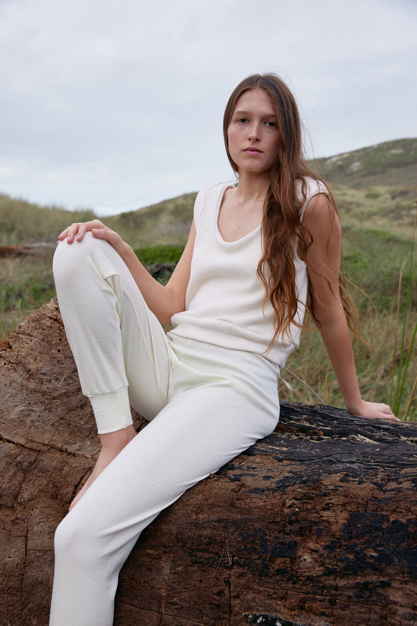 Highwaist Jogger in Rocky Mountain Merino Wool