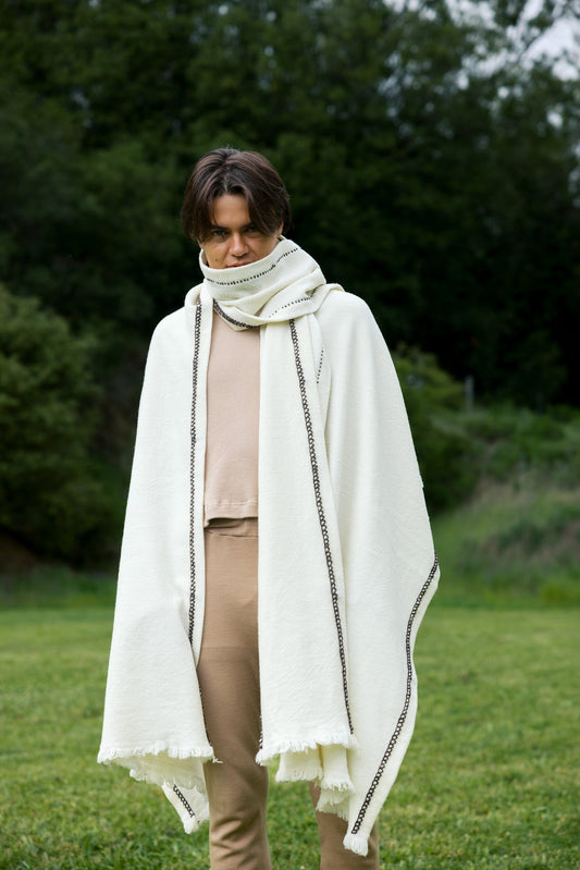 A 17-hour blanket stitch with regional Climate Beneficial™ fibers