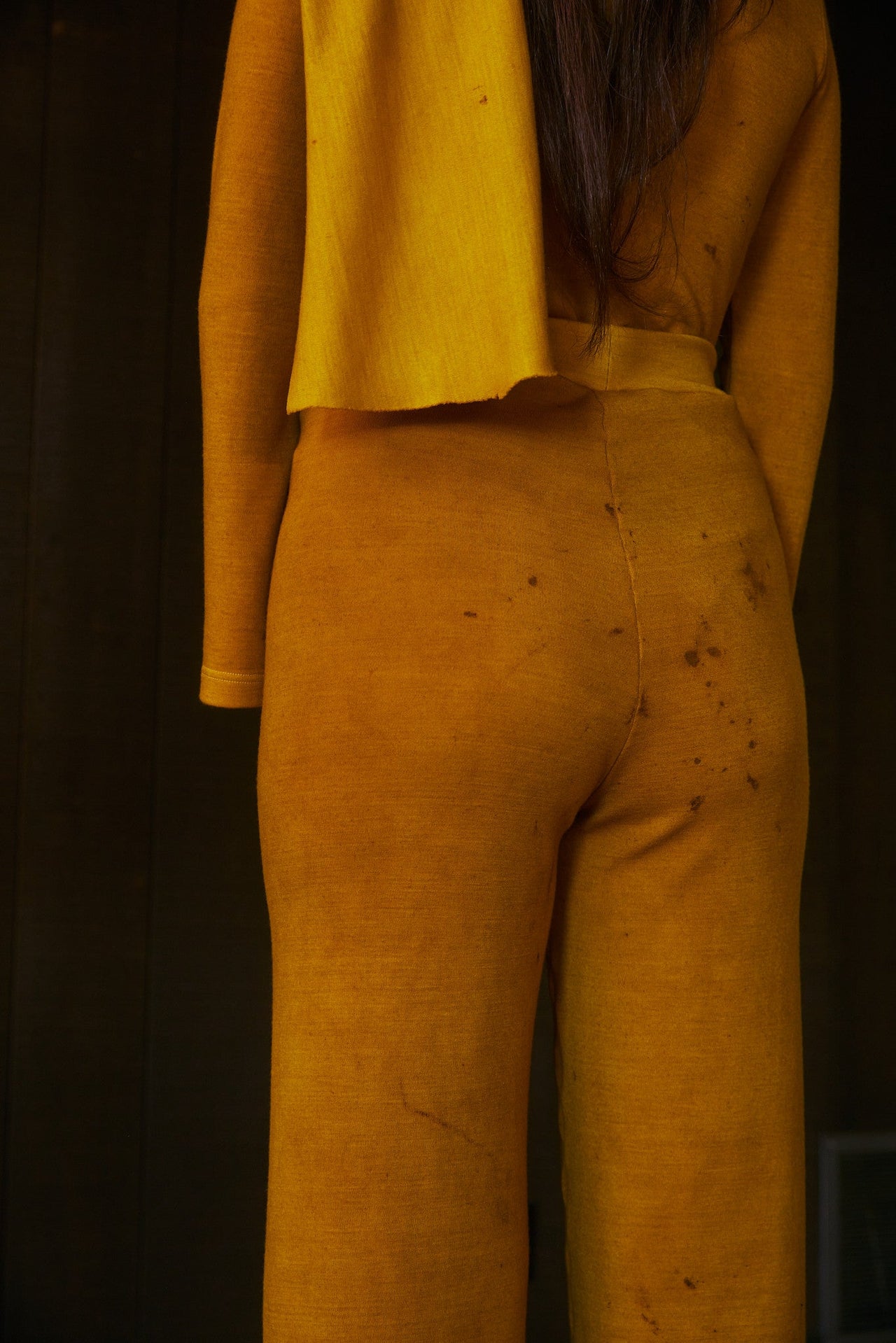 Calta Relaxed Highwaist Wide Leg in Rocky Mountain Merino Wool