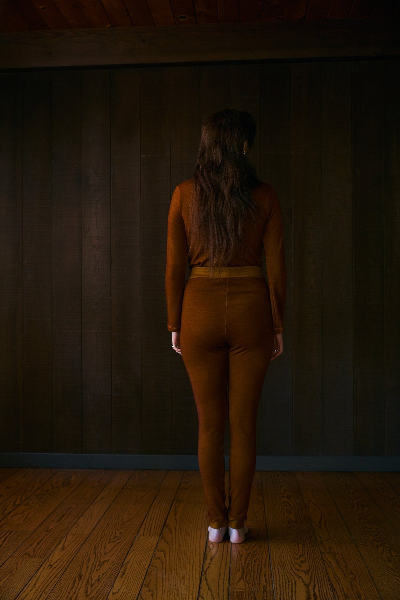 Dea Highwaist Legging in Rocky Mountain Merino Wool