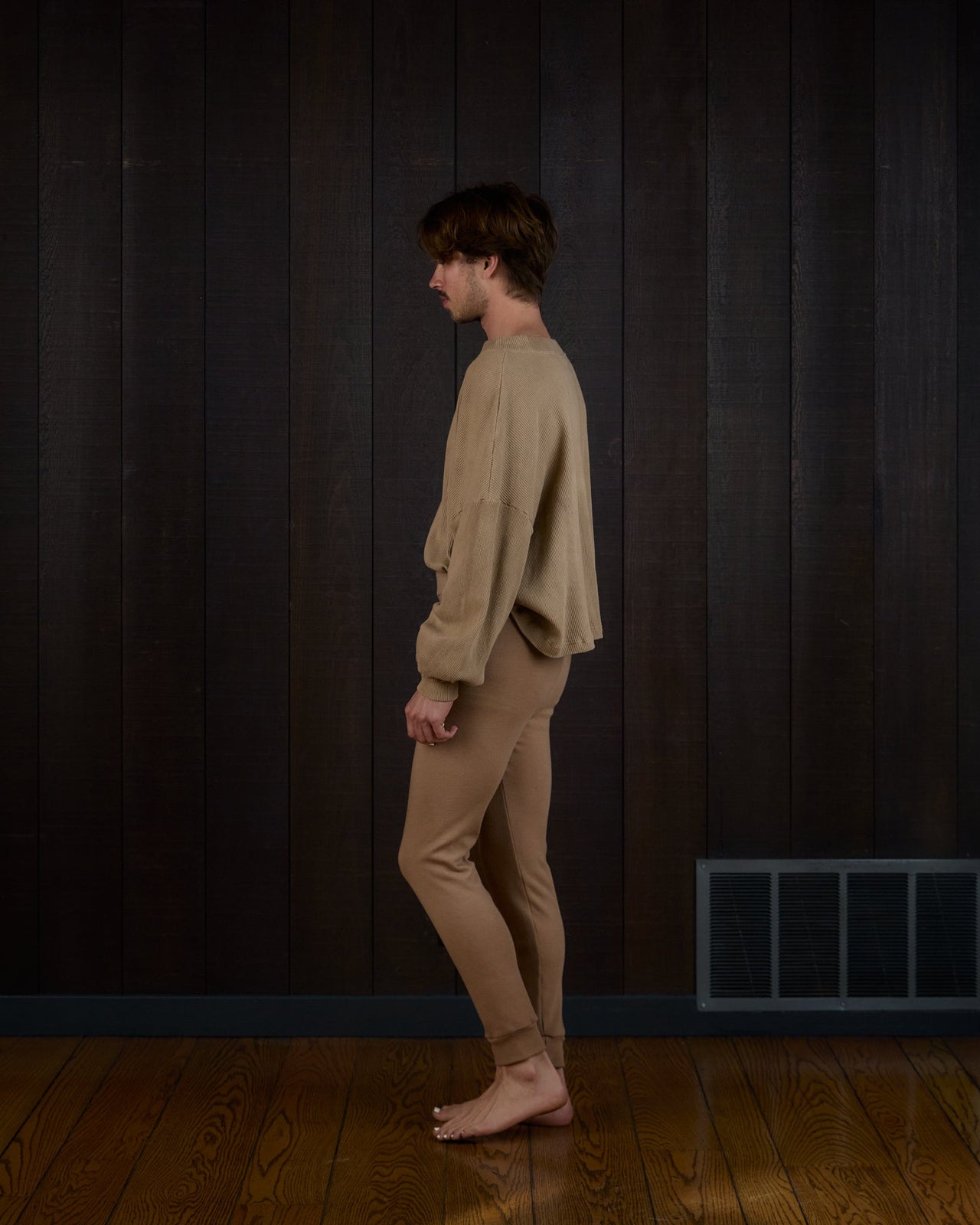 Essential Highwaist Legging in Rocky Mountain Merino Wool