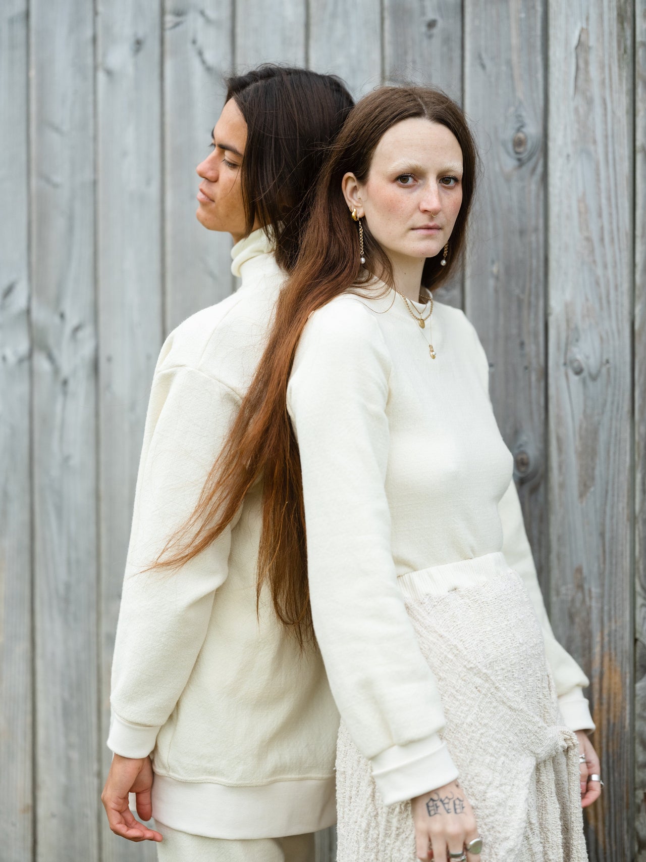 Fitted Crewneck Longsleeve Sweater in Climate Beneficial™ Wool