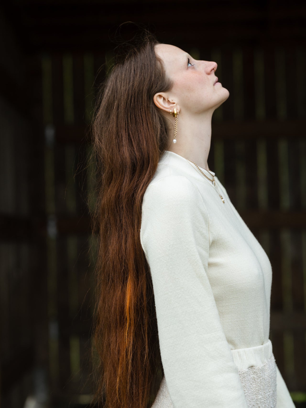 Fitted Crewneck Longsleeve Sweater in Climate Beneficial™ Wool