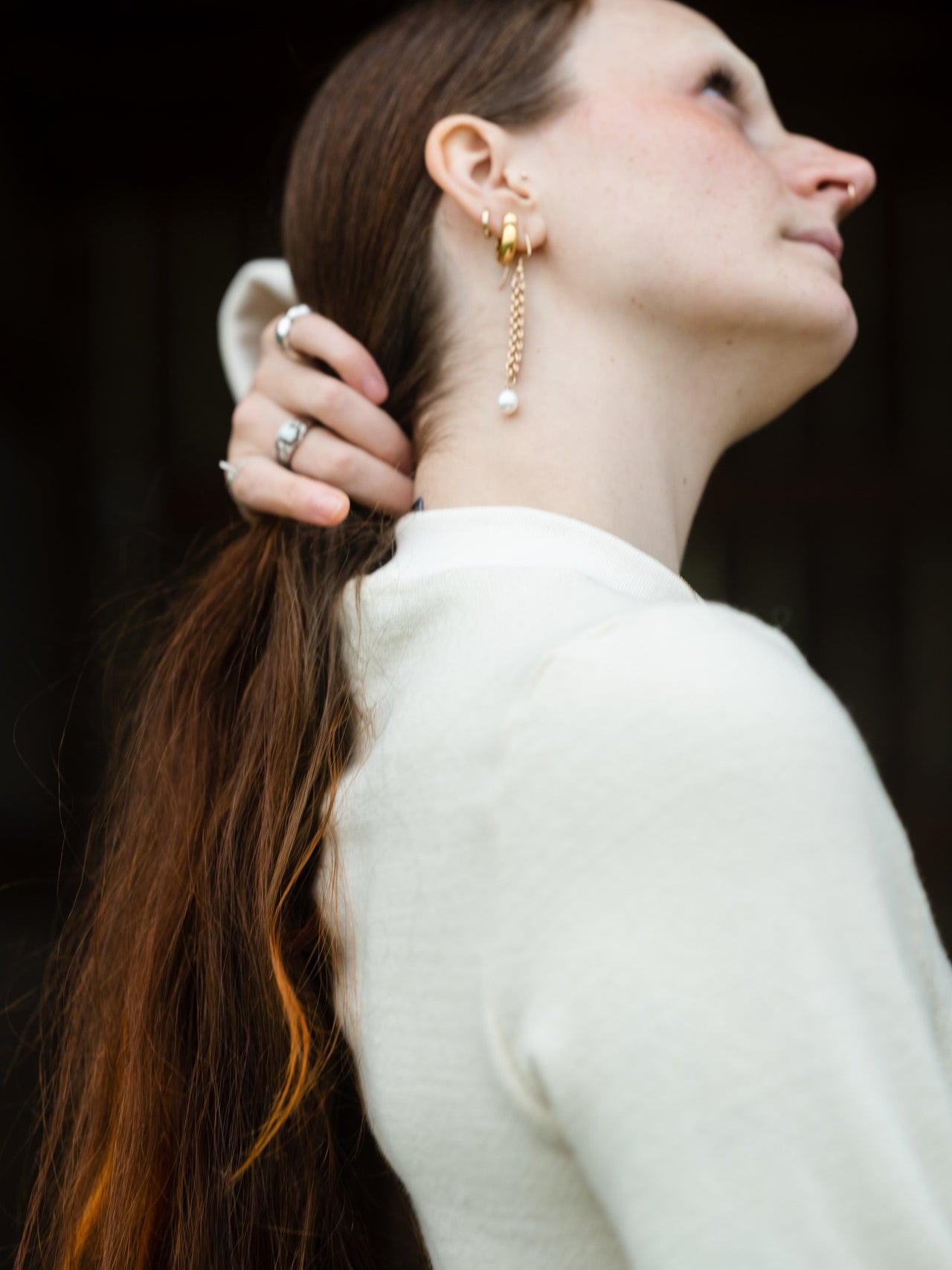 Fitted Crewneck Longsleeve Sweater in Climate Beneficial™ Wool