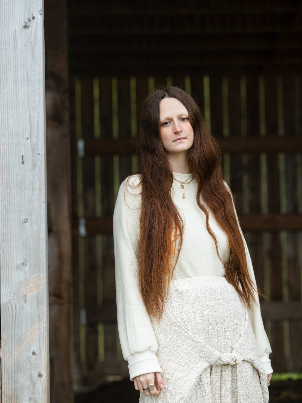 Fitted Crewneck Longsleeve Sweater in Climate Beneficial™ Wool