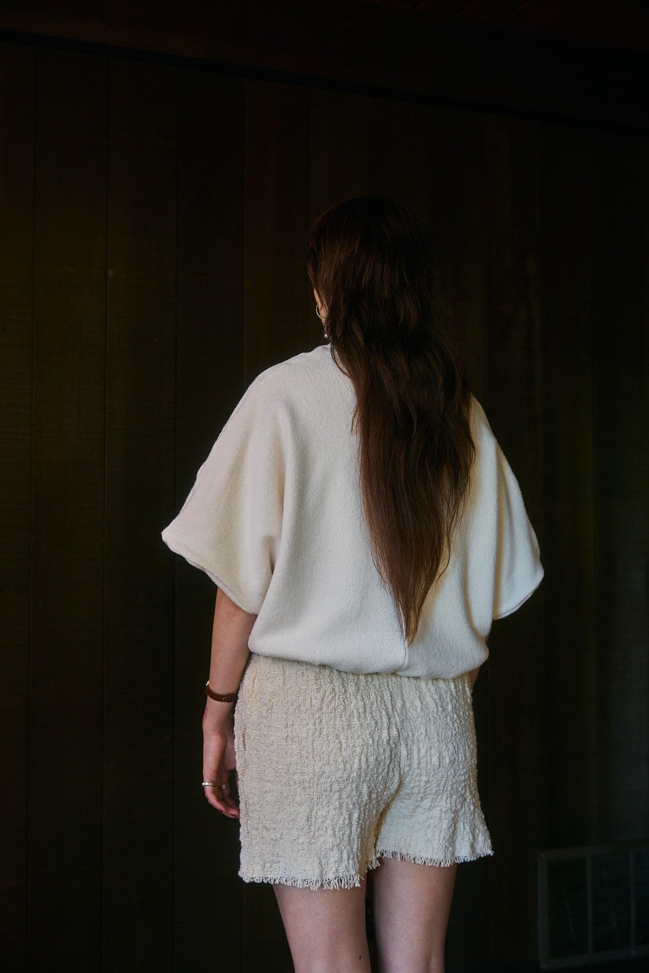 Fovere Funnelneck Pullover in US Organic Cotton Sherpa Fleece