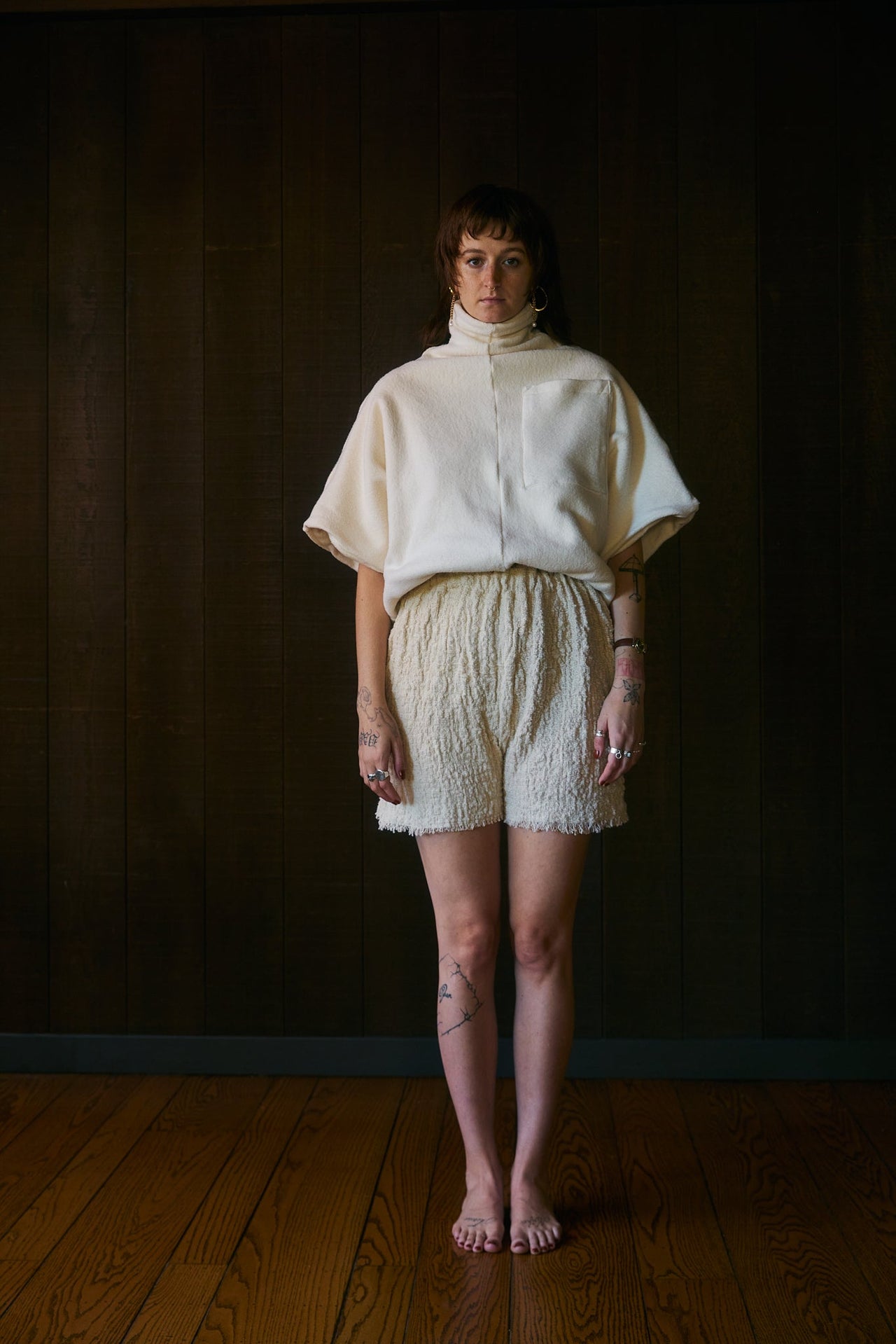 Fovere Funnelneck Pullover in US Organic Cotton Sherpa Fleece