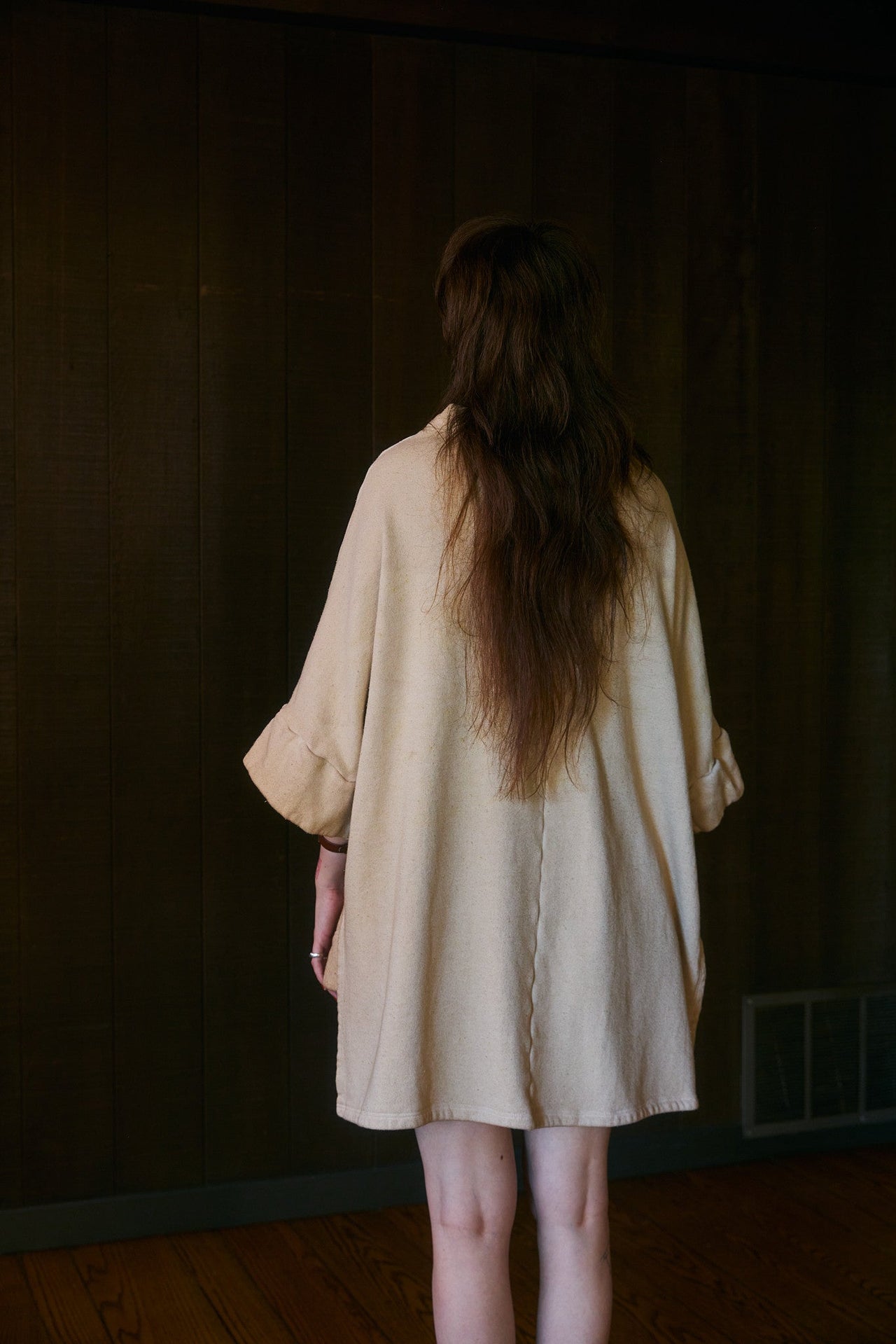 Ius Tunic Sweater in Plant-dyed US Organic Cotton Fleece