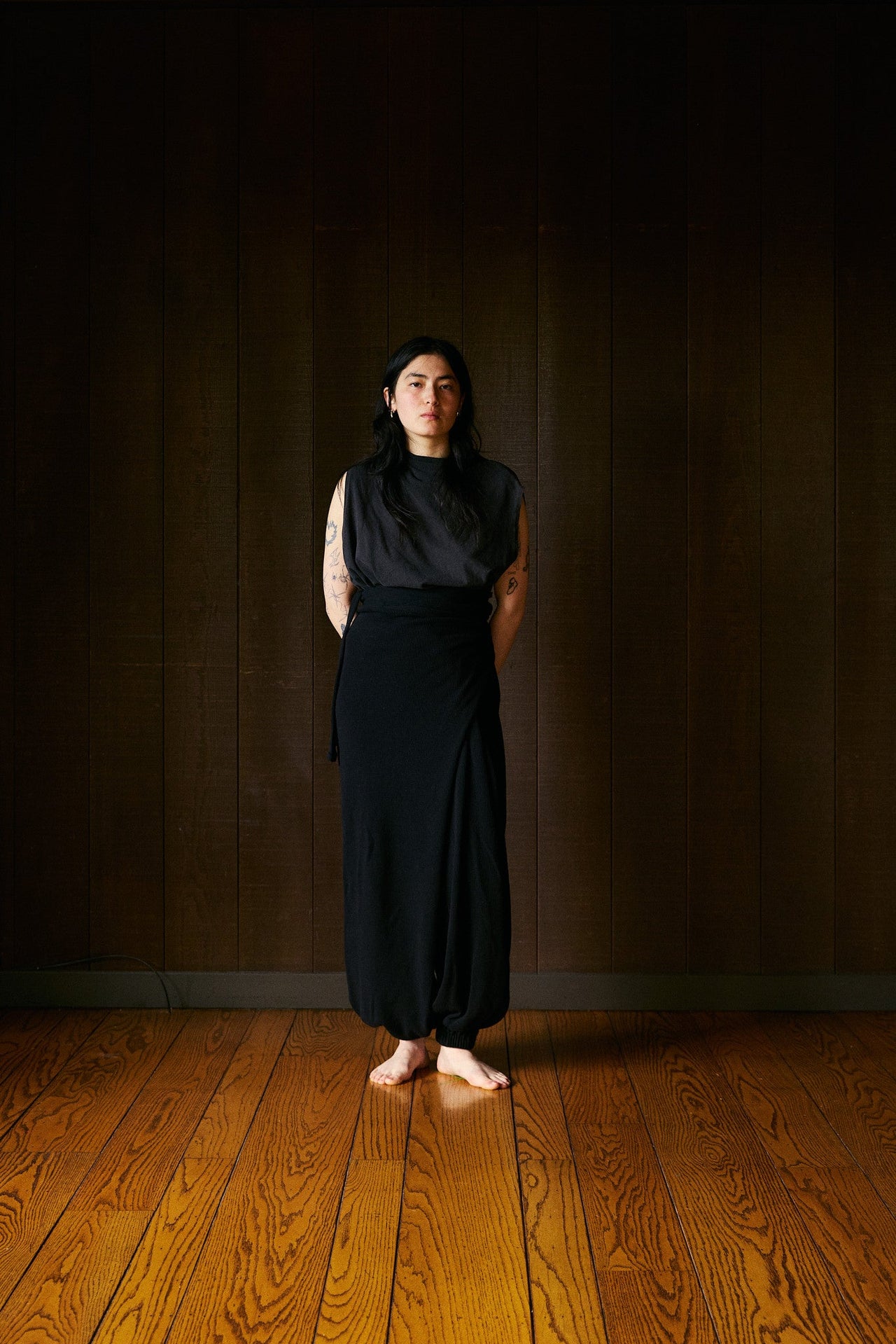 Kassa Volume Funnelneck Sleeveless in US Organic Cotton Jersey