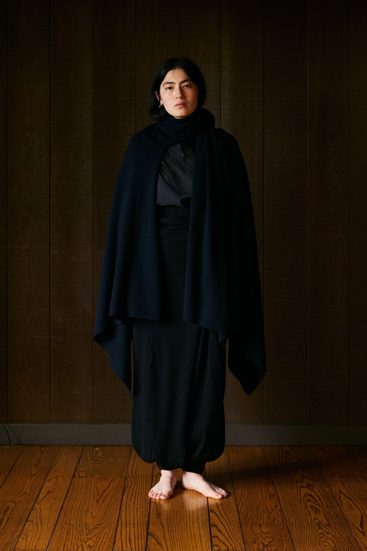 Kassa Volume Funnelneck Sleeveless in US Organic Cotton Jersey