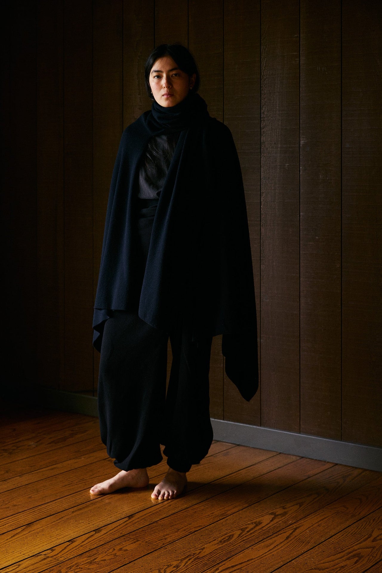 Kassa Volume Funnelneck Sleeveless in US Organic Cotton Jersey