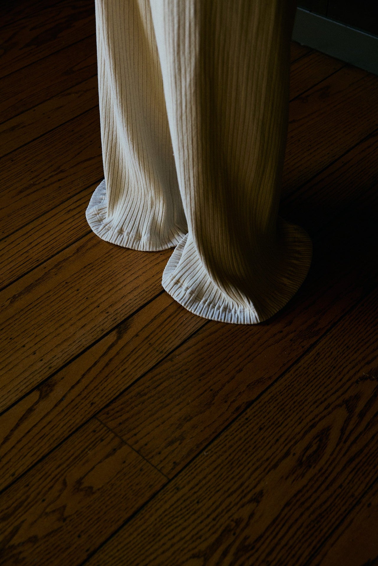 Lily Highwaist Wide Leg Pant in US-Made Fair Trade Hemp Rib