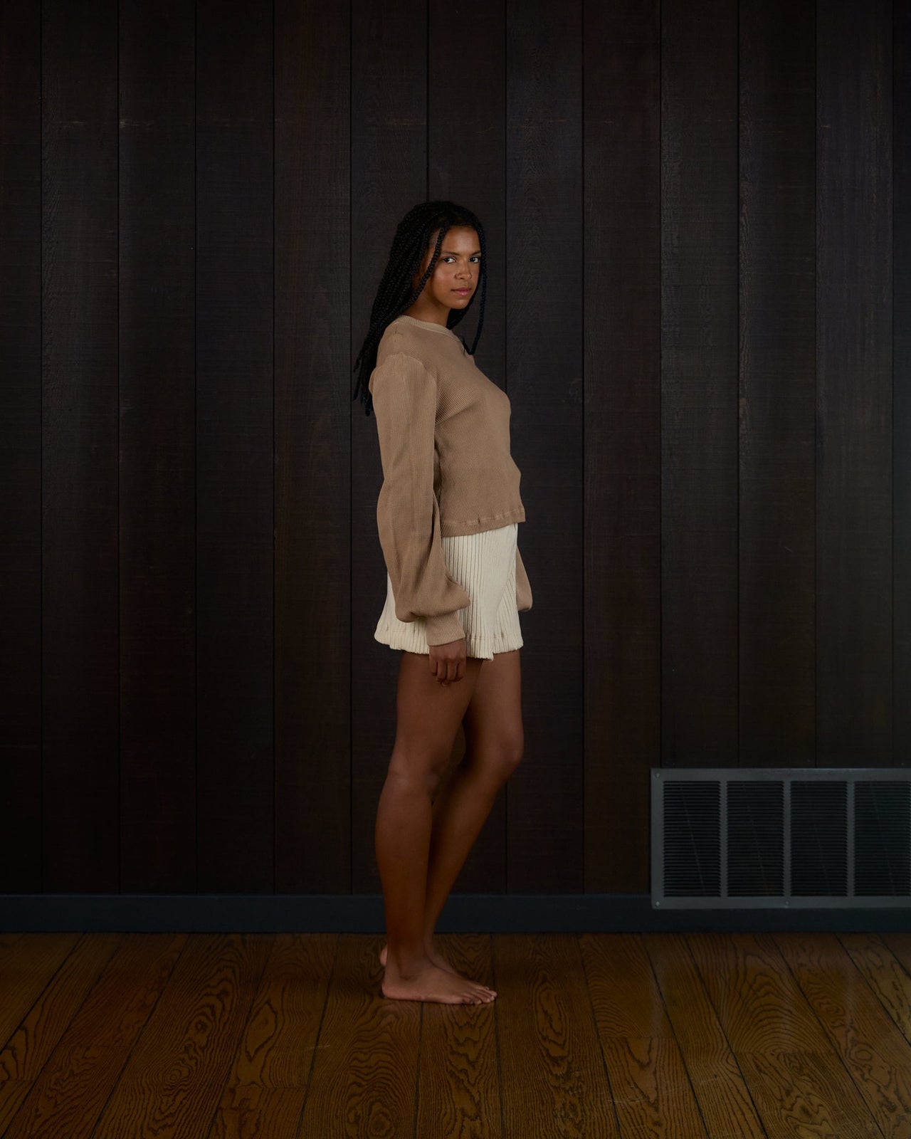 Lily Hot Short in US-Made Fair Trade Hemp Rib