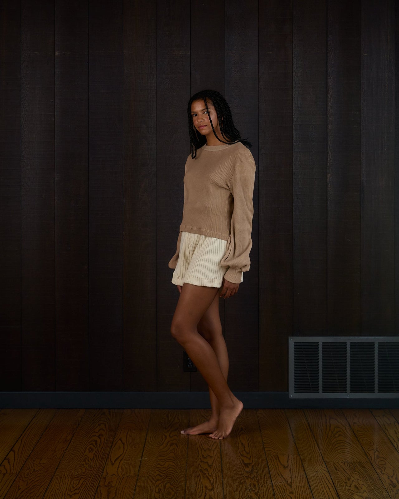 Lily Hot Short in US-Made Fair Trade Hemp Rib