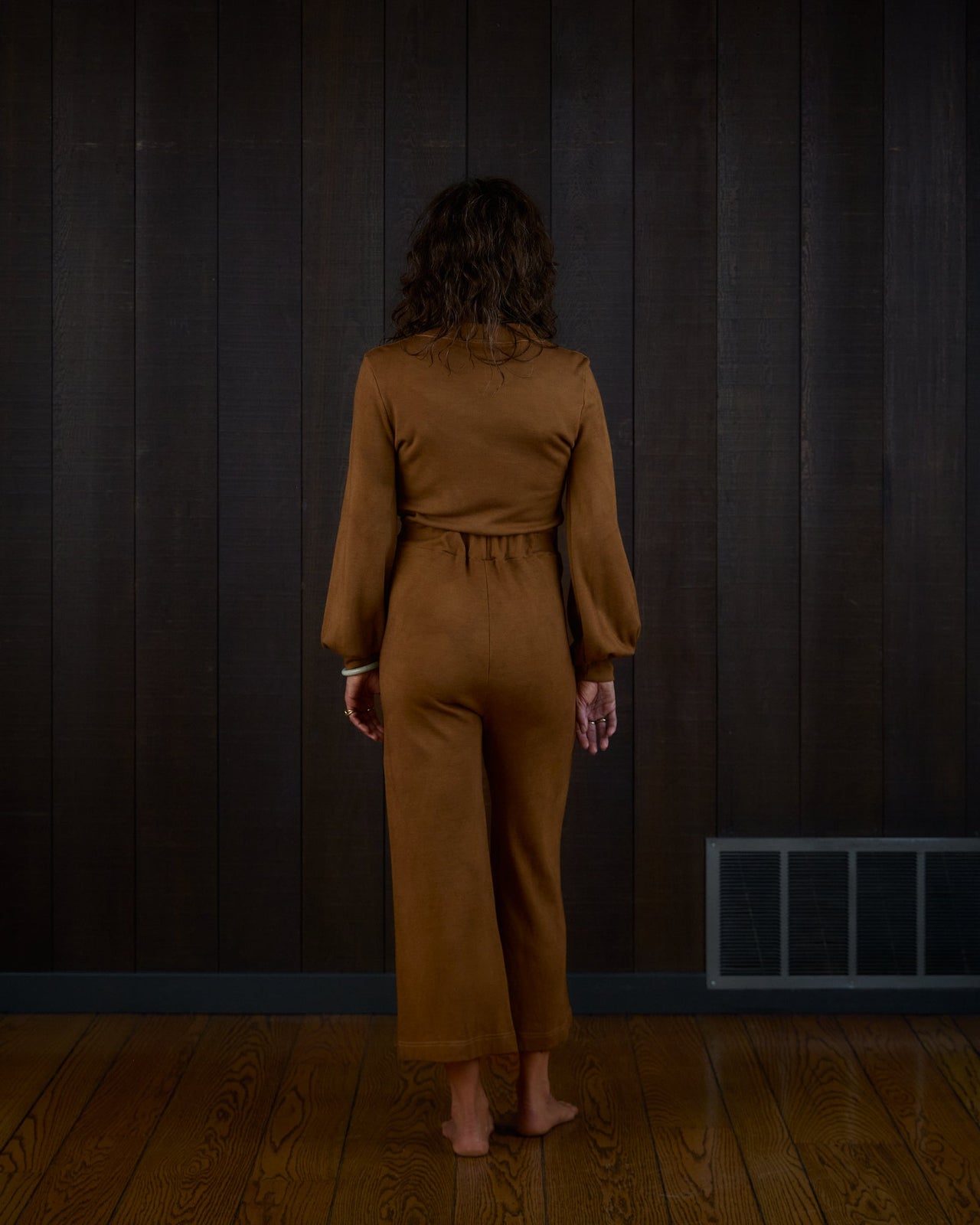 Mari Bulb Sleeve Mockneck in Rocky Mountain Merino Wool