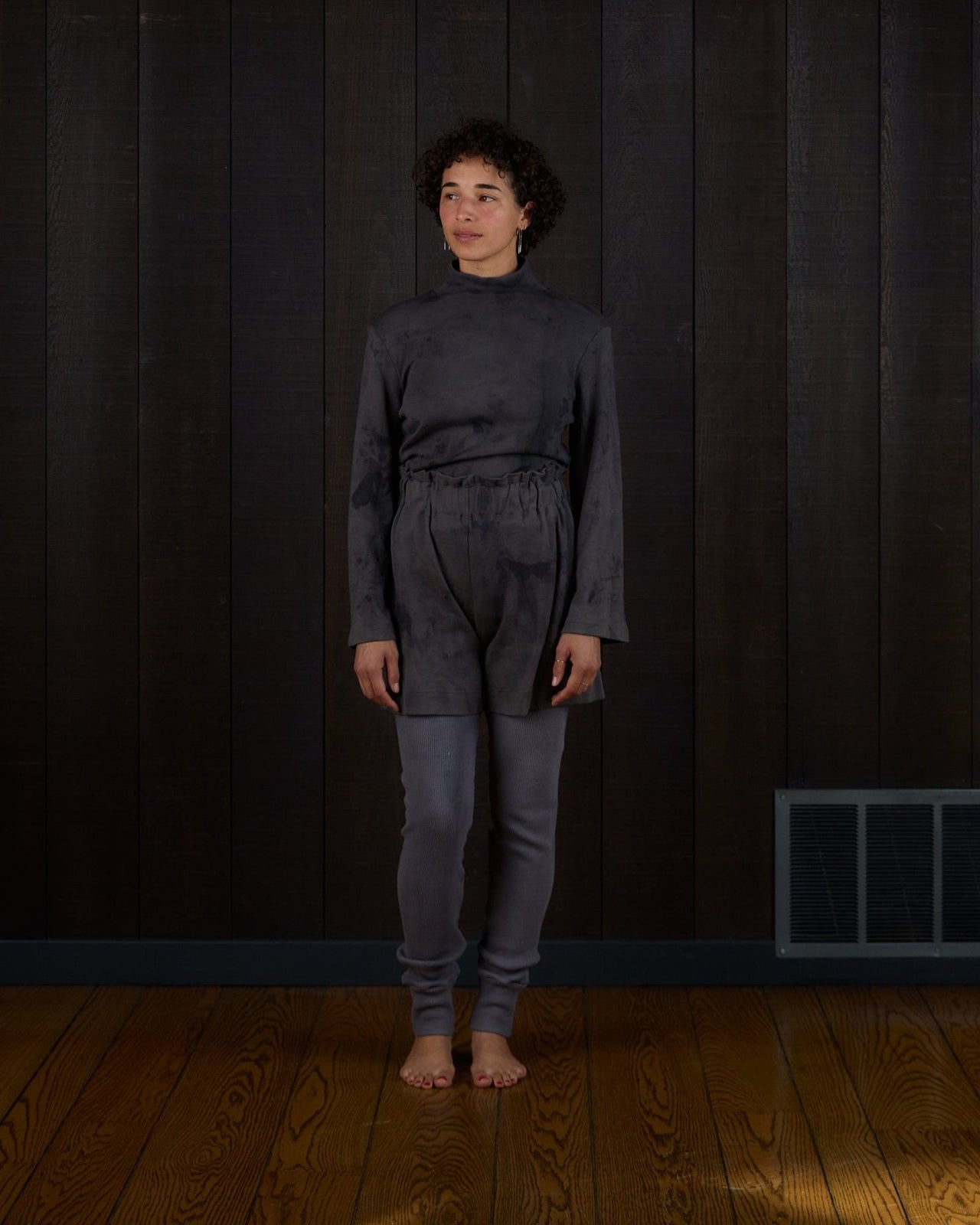 Mockneck Tulip Sleeve in Rocky Mountain Merino Wool