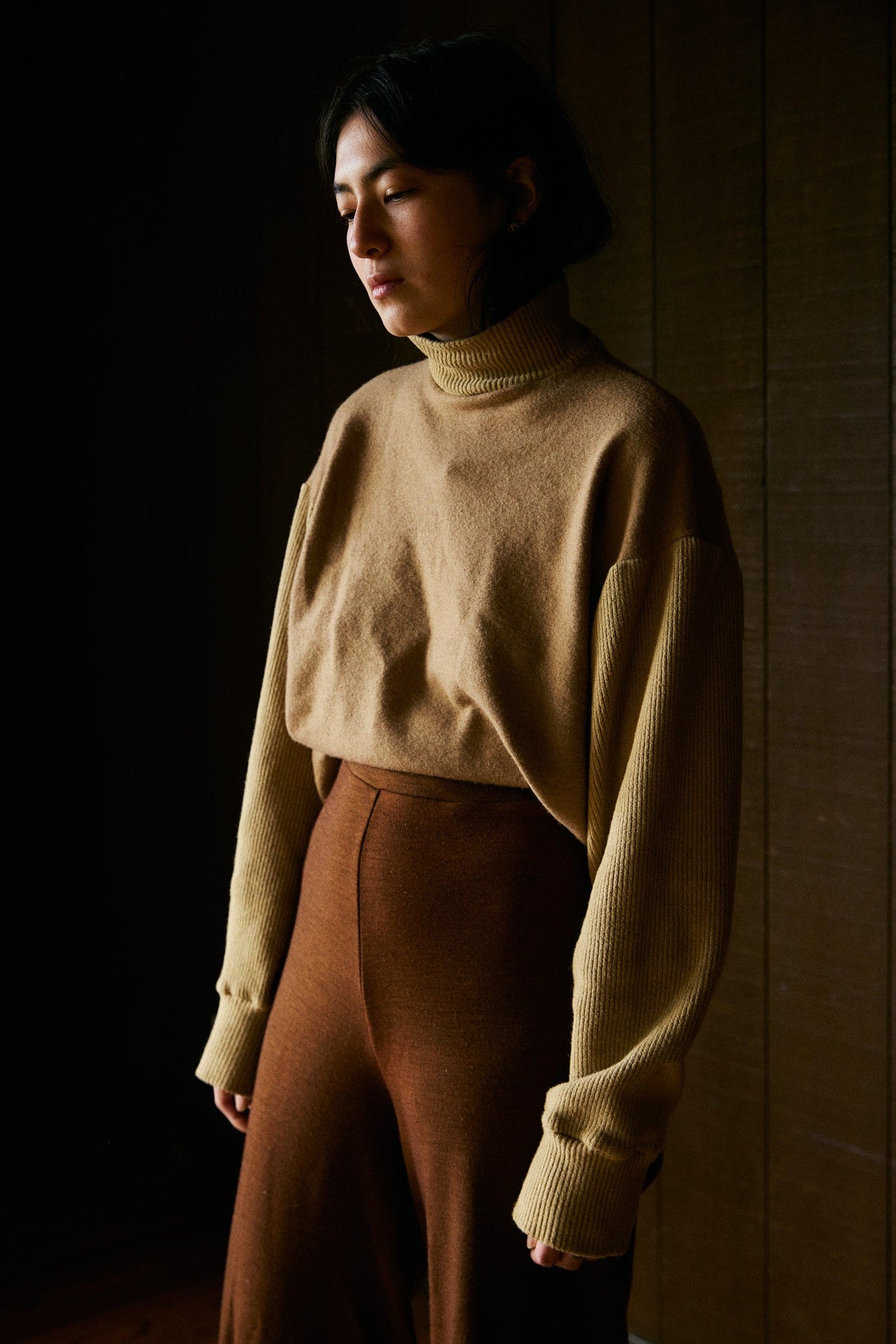 Nam Box Turtleneck in Climate Beneficial™ Wool