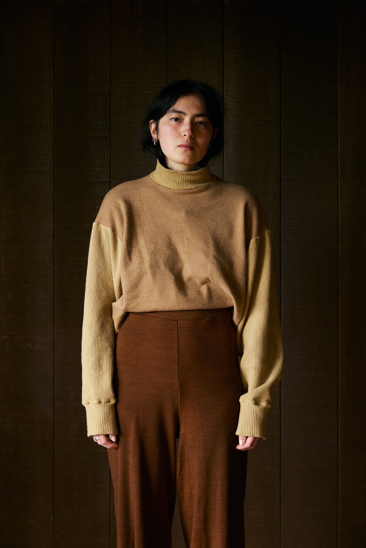 Nam Box Turtleneck in Climate Beneficial™ Wool