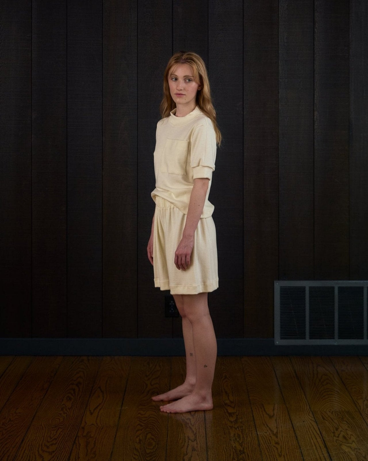 Saint de Fora Volume Short in Rocky Mountain Merino Wool