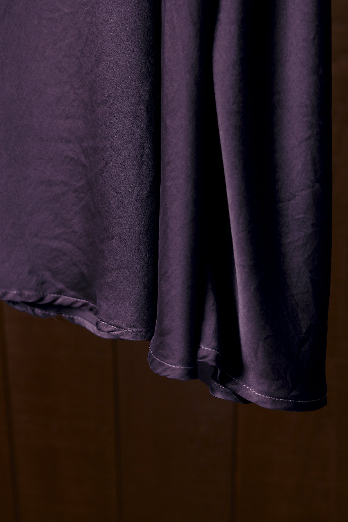 Siana Bias Skirt in Indigo