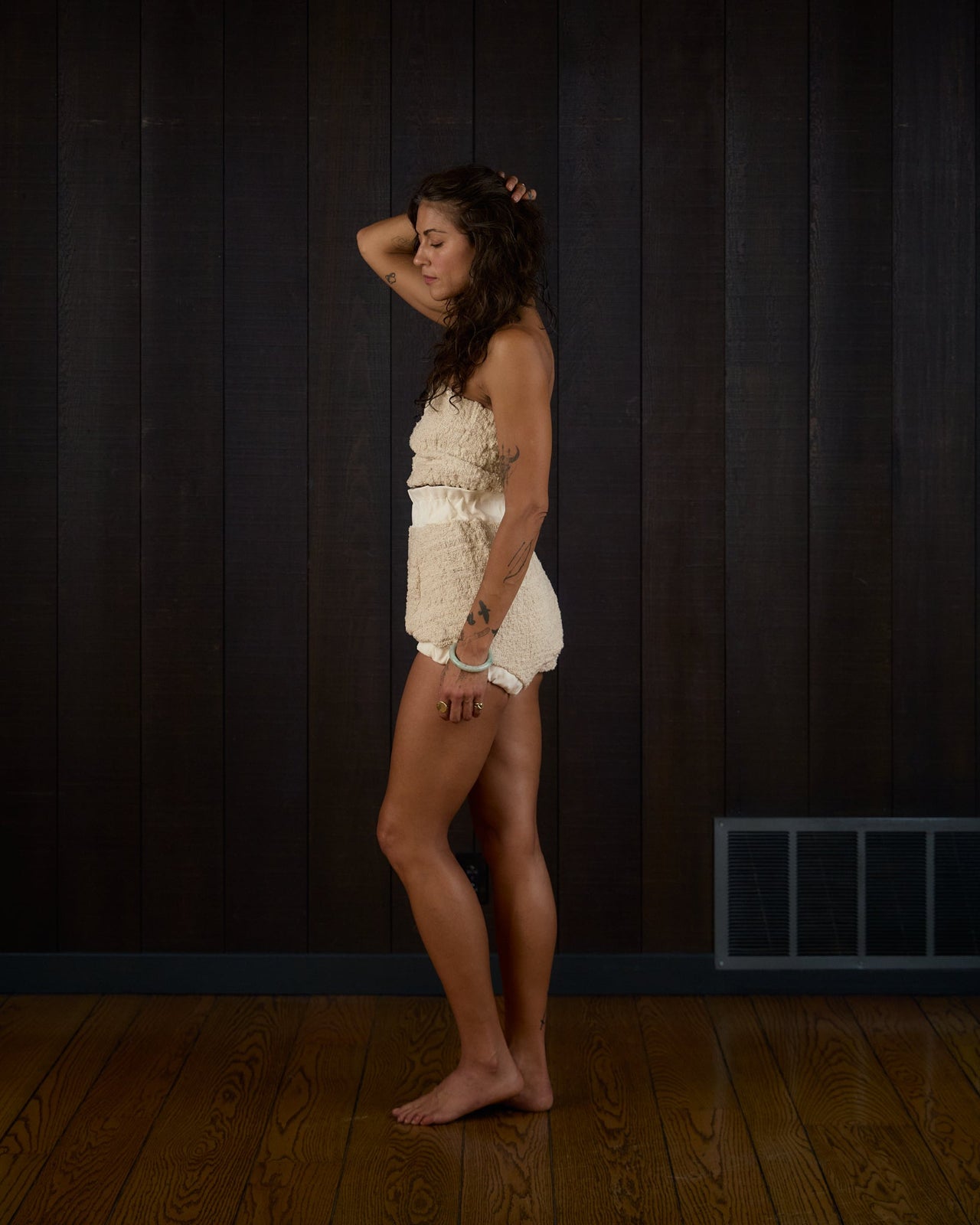 Silva Bandeau in Organic Handwoven Cotton