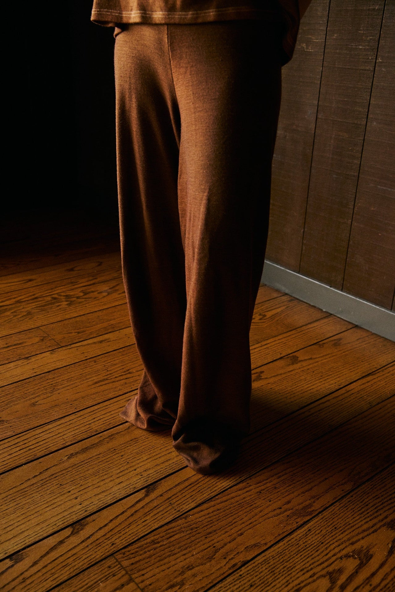 Slaka Relaxed Highwaist Pant in Rocky Mountain Merino Wool