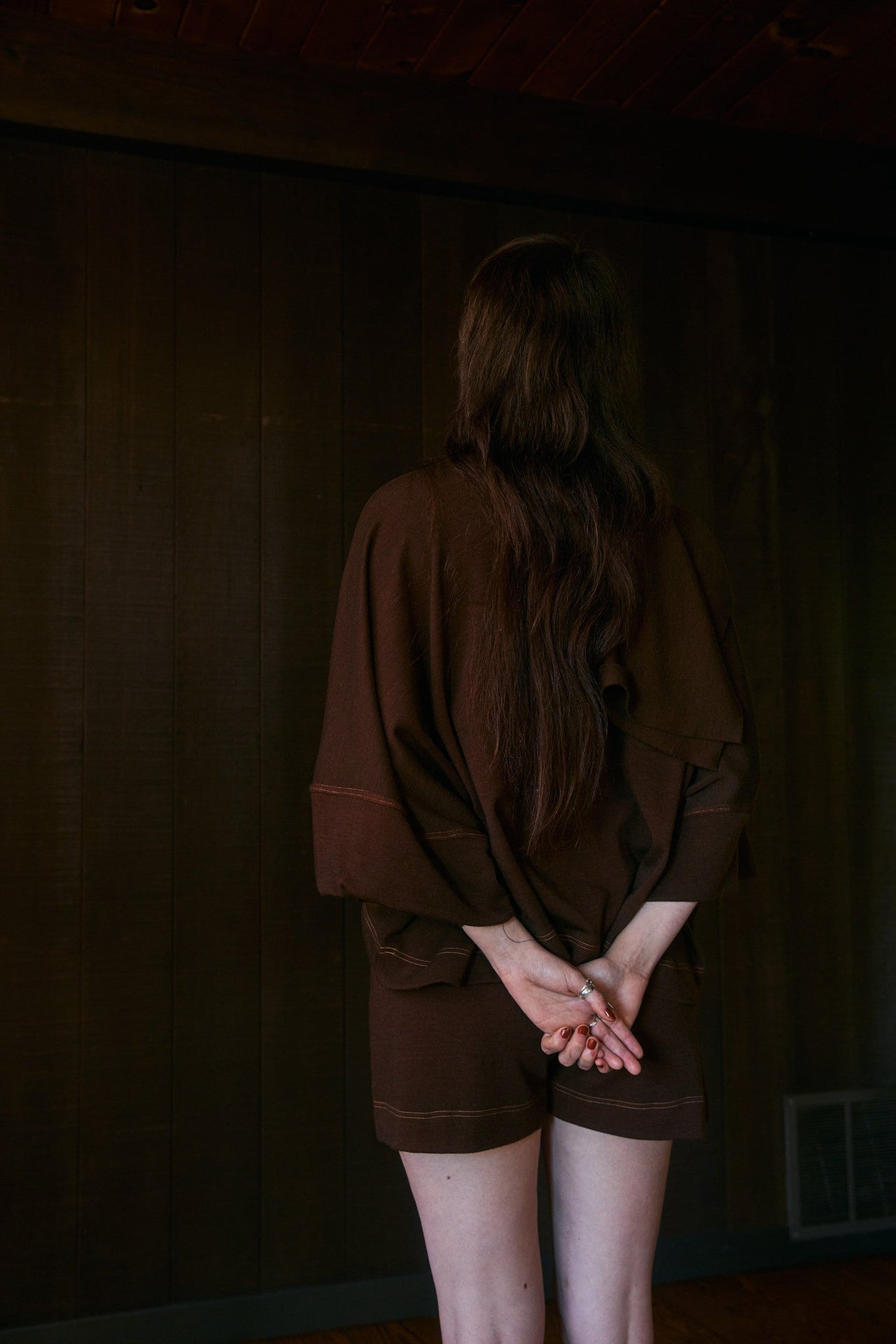 Stercus Tunic + Scarf in Rocky Mountain Merino Wool