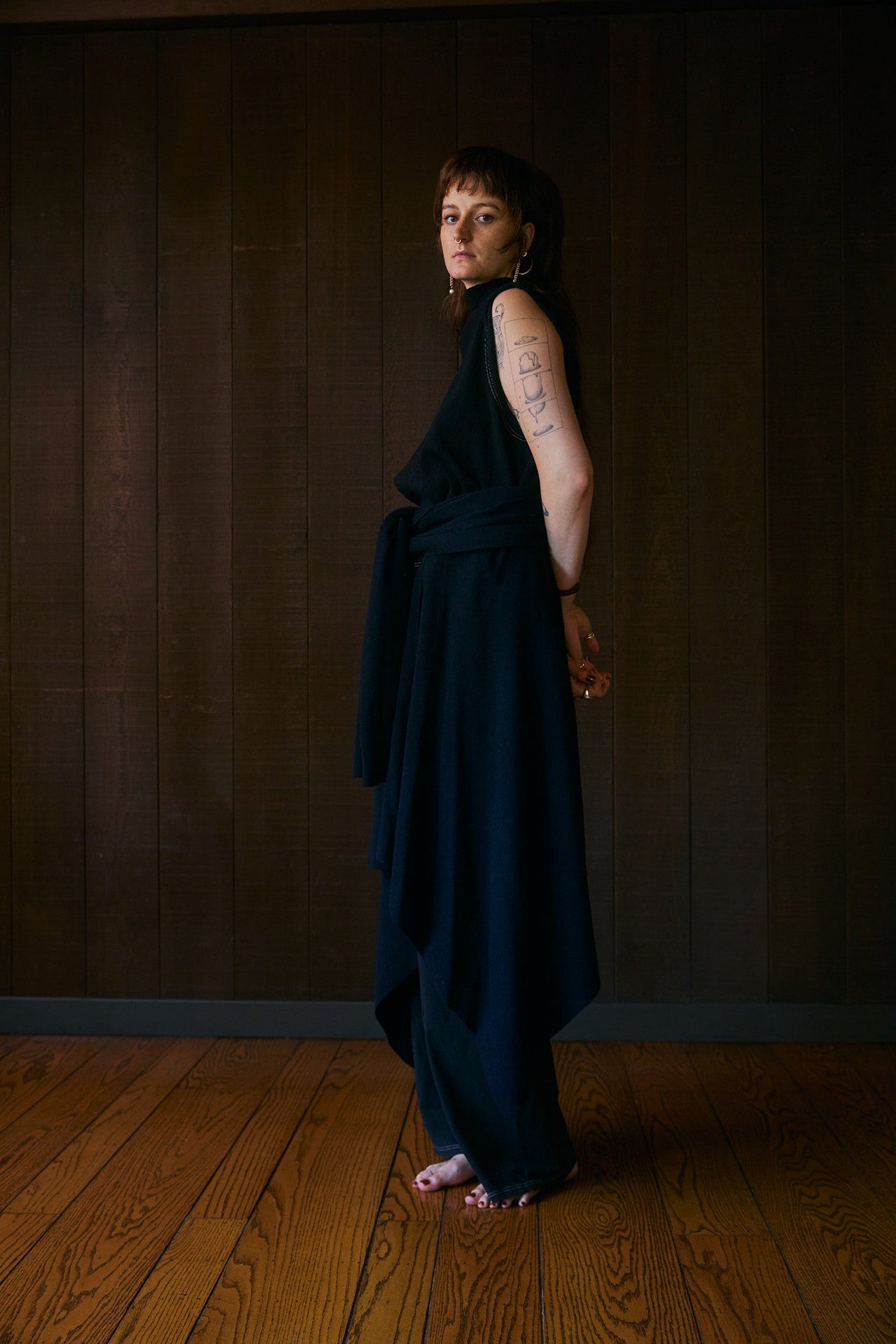 Teppi Scarf Poncho in Rocky Mountain Merino Wool