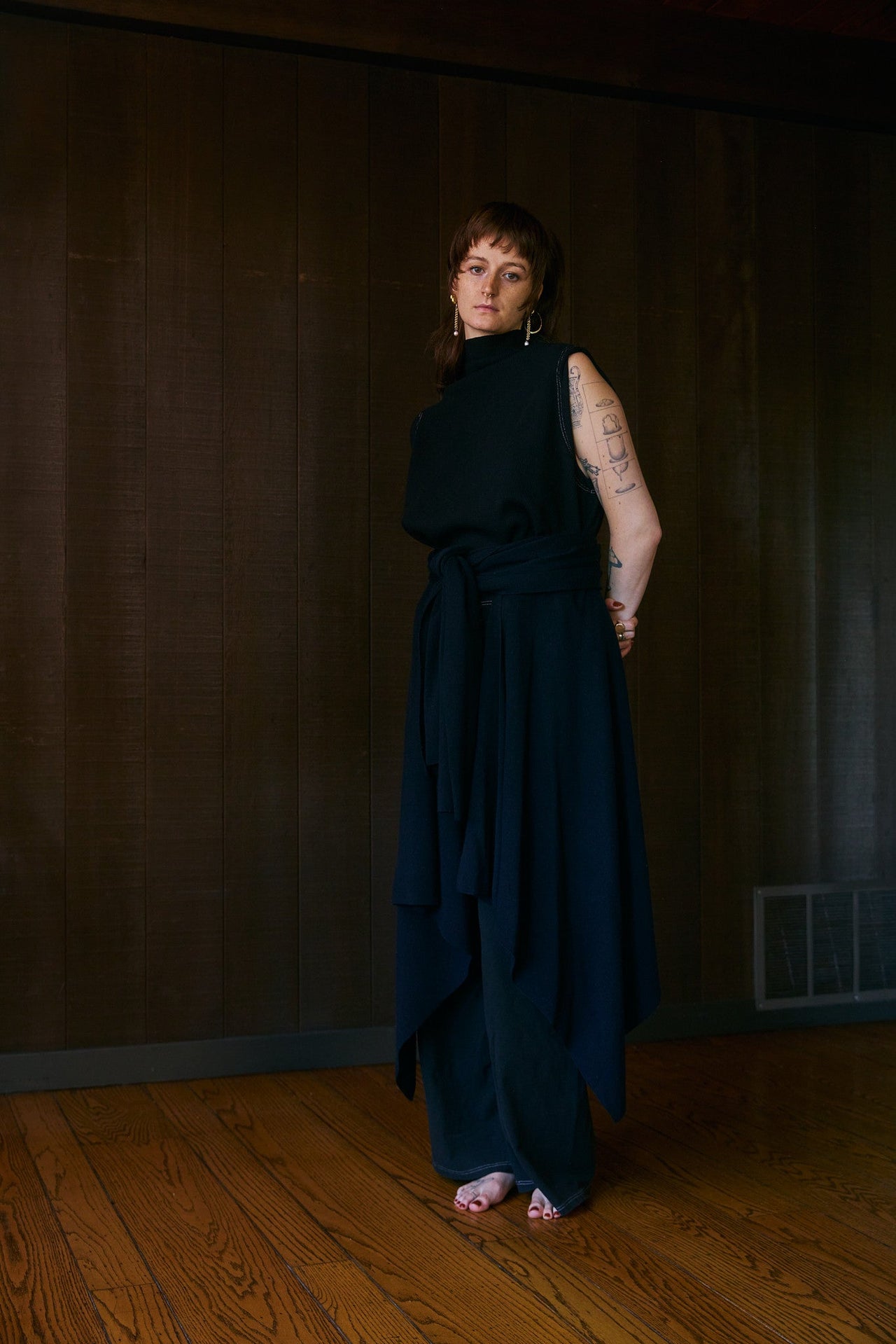 Teppi Scarf Poncho in Rocky Mountain Merino Wool
