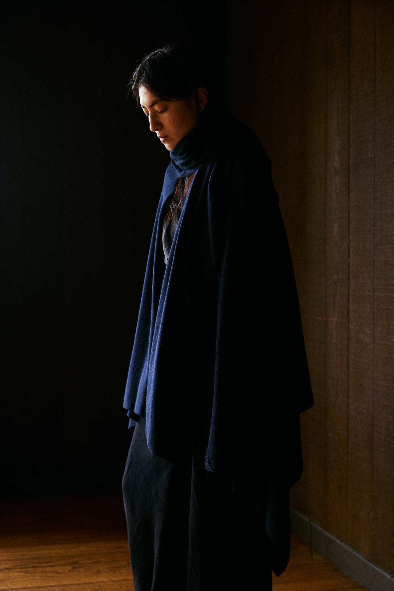 Teppi Scarf Poncho in Rocky Mountain Merino Wool