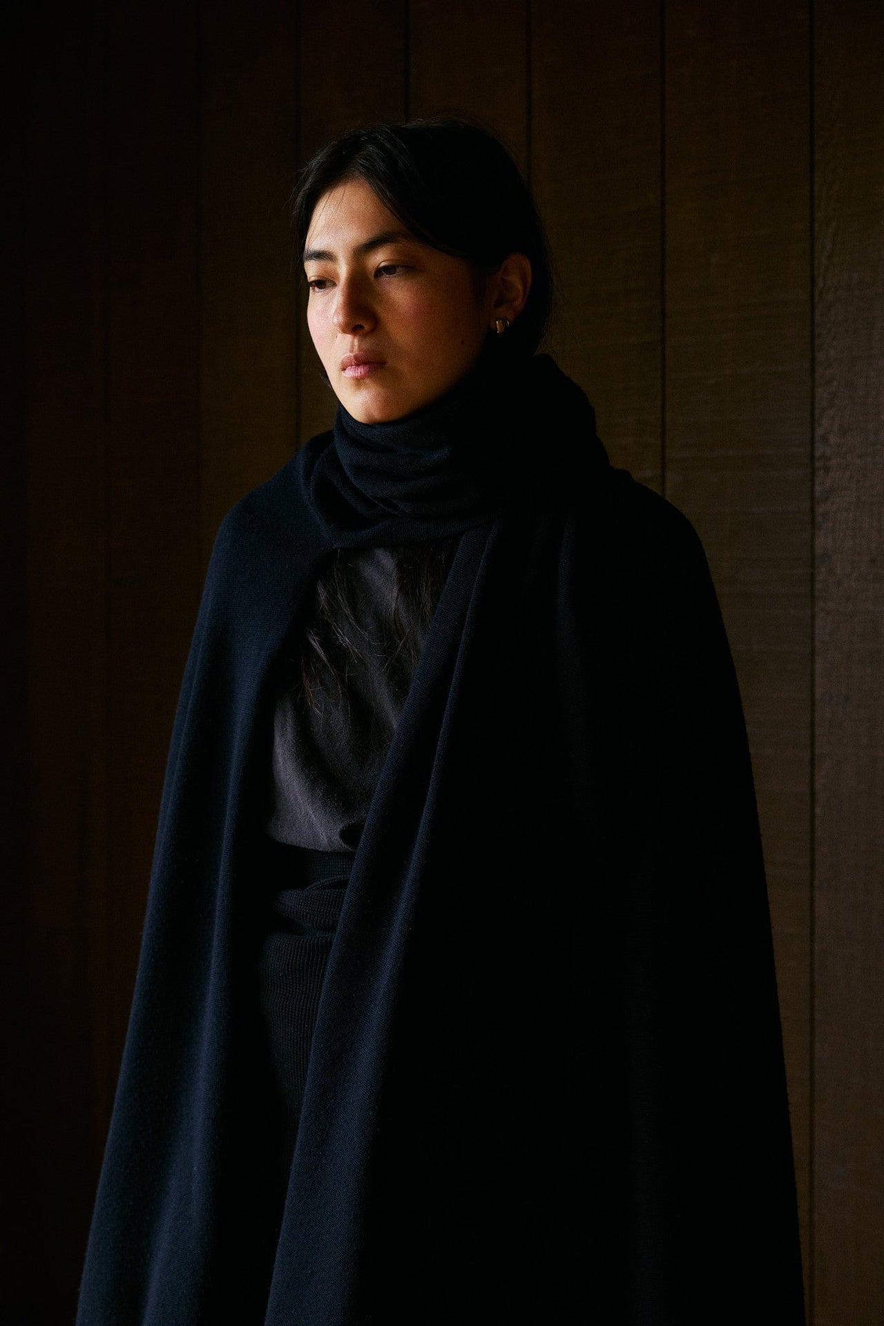 Teppi Scarf Poncho in Rocky Mountain Merino Wool
