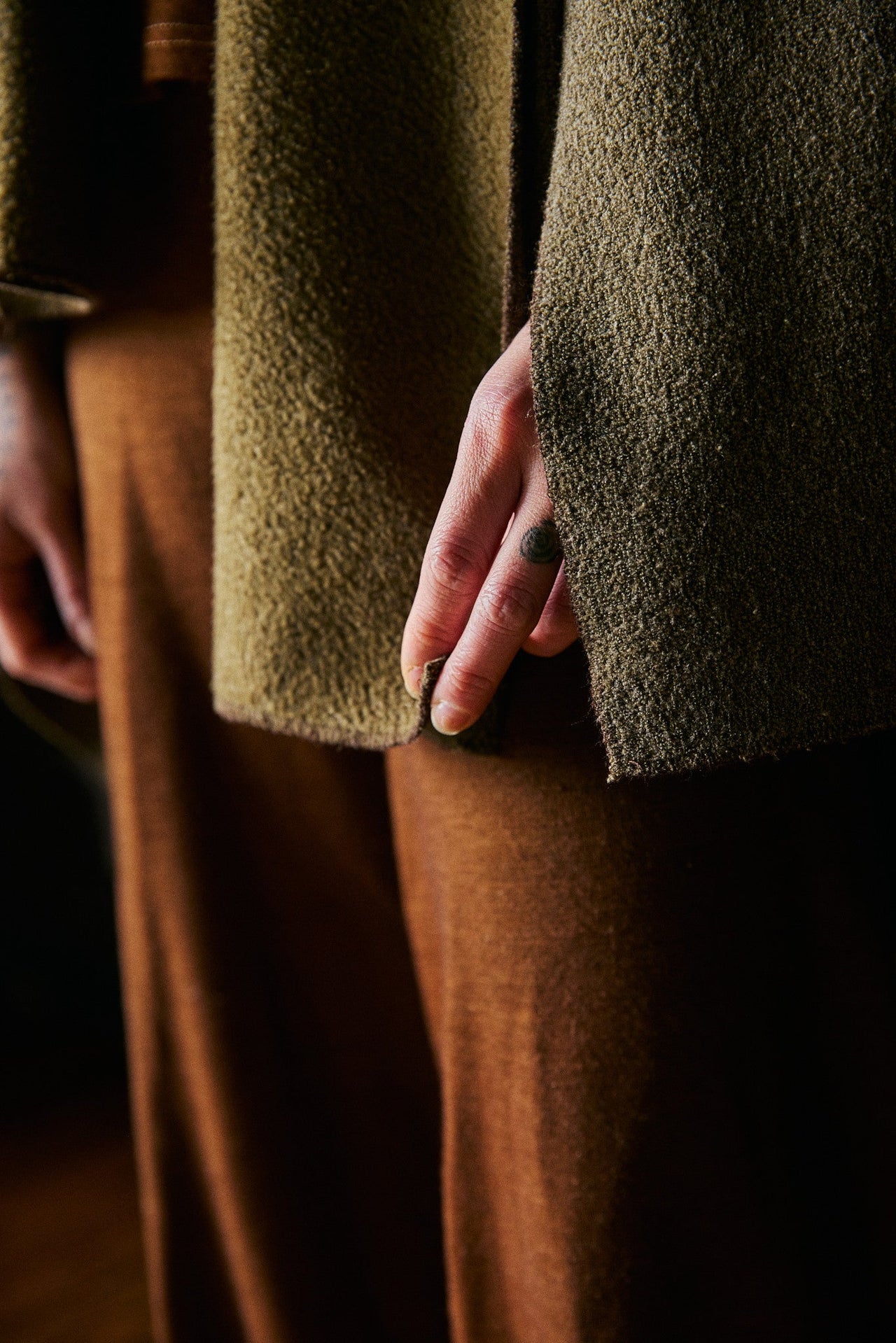 Teppi Scarf Poncho in US Organic Cotton Fleece