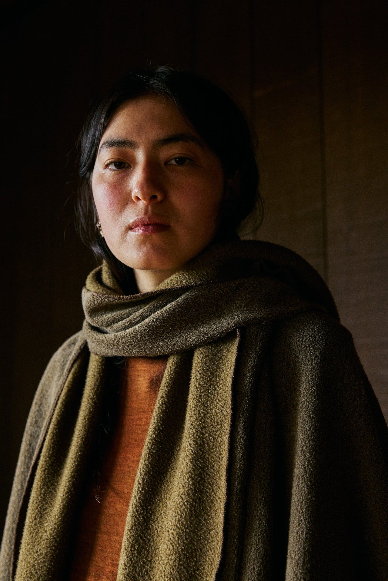 Teppi Scarf Poncho in US Organic Cotton Fleece