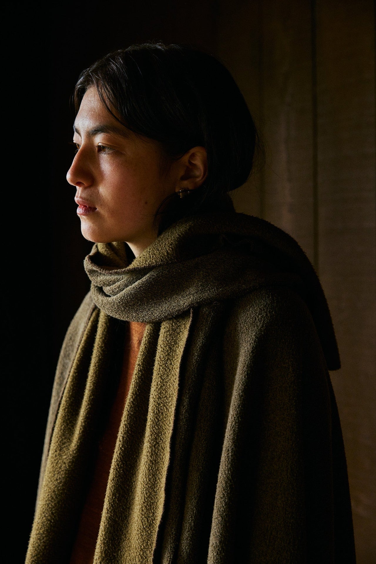 Teppi Scarf Poncho in US Organic Cotton Fleece