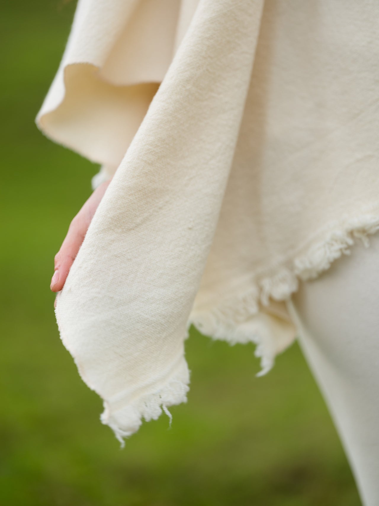 Thunaa Poncho in Climate Beneficial™ Wool