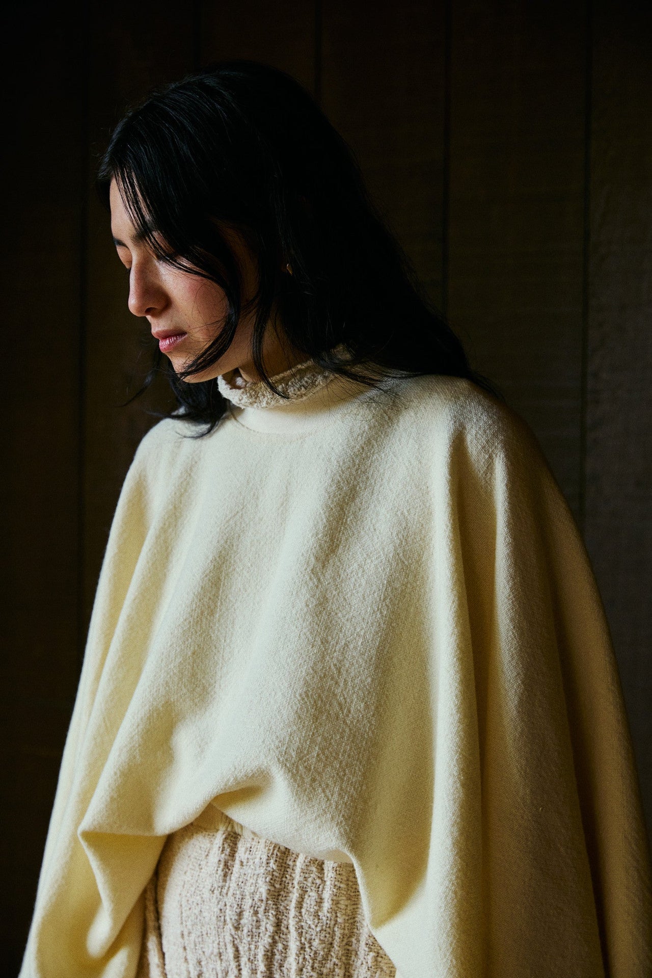Thunaa Poncho in Climate Beneficial™ Wool