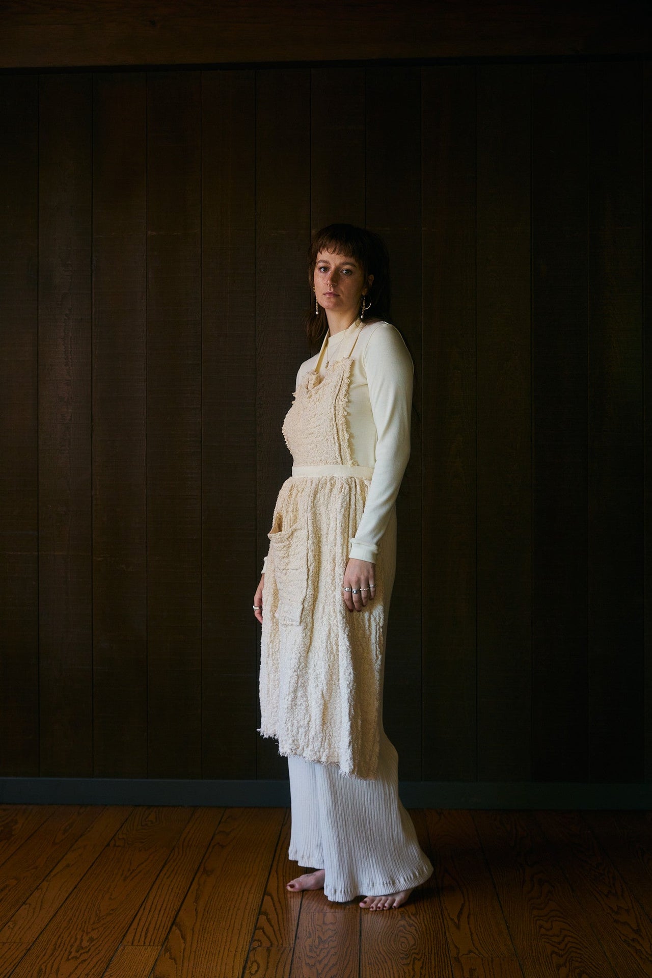 Wabi Apron in Handwoven Organic Cotton