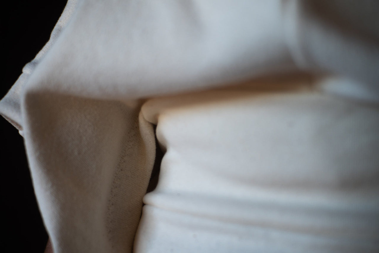 Wide Sleeve Pullover Sweater in US Organic Fleece